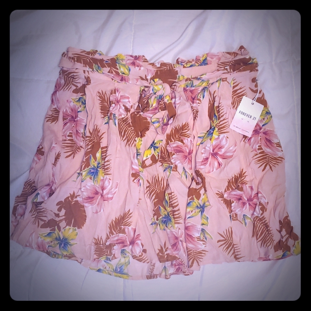 forever 21 floral skirt.